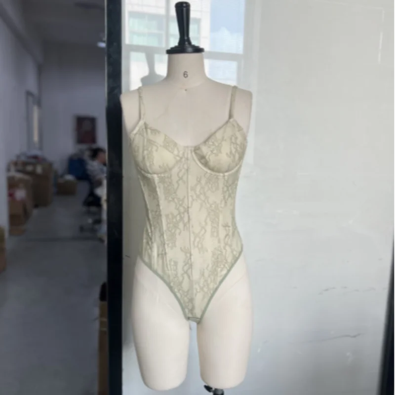 Elegant Spaghetti Strap Lace Skirt 2 Pieces Set